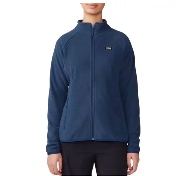 Mountain Hardwear Women's Large Navy Blue Microchill Full Zip Jacket NWT - Picture 6 of 11